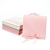 15Pcs 3 Colors Square Fiber Cloth Jewelry Pouches ABAG-TA0002-24-3