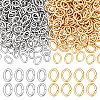 400Pcs 2 Colors 304 Stainless Steel Jump Rings STAS-PH0007-37-1