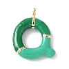 Brass Enamel Pendants KK-E093-03G-Q-02-1