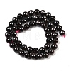 Round Natural Garnet Beads Strands G-D751-8mm-3