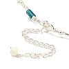 Natural Pearl & Natural Gemstone Beaded Necklaces NJEW-M214-09P-3