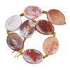 Natural Fire Crackle Agate Beads Strands G-P605-L03-01D-3