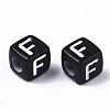 Opaque Acrylic Beads SACR-N002-01F-3