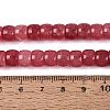 Ombre Effect Dyed Glass Beads Strands GLAA-Q106-05B-A09-4
