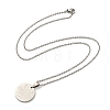 Non-Tarnish Constellation Pendant Necklaces NJEW-S422-04P-08-3