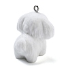 Flocky Resin Pendants RESI-Q002-06B-2