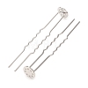 Brass Hair Fork Findings KK-H298-02B-3