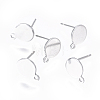 Non-Tarnish 304 Stainless Steel Ear Stud Components STAS-I120-17A-P-1