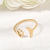 304 Stainless Steel Cuff Open Rings RJEW-H265-02G-1