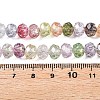 Transparent Glass Beads Strands GLAA-T023-6mm-A15-4