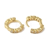 Rack Plating Brass Micro Pave Clear Cubic Zirconia Huggie Hoop Earrings for Women EJEW-C097-13G-09-2