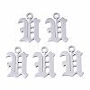 Tarnish Resistant 201 Stainless Steel Pendants STAS-N091-40U-1