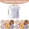 18Pcs 6 Colors DIY Wool Roving DIY-SP0005-70A-2