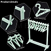 1 Set Coat Hanger Shaped Acrylic Earring Display Stands EDIS-CP0001-15B-6