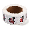 Christmas Round with Word Roll Stickers DIY-S045-01H-3