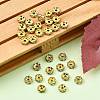 Brass Rhinestone Spacer Beads RB-A014-L6mm-28G-4