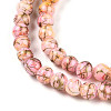 Baking Painted Glass Beads Strands DGLA-N003-4mm-B02-4