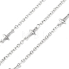 304 Stainless Steel Cross Link Chains CHS-G027-10P-1