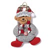 Christmas Polyester with Resin Pendant Decorations LS-FIND-D030-01C-1