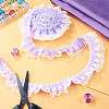 12.5 Yards Polyester Pleated Ribbon OCOR-TA0003-84B-6