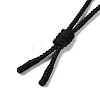 Natural Quartz Crystal Triskele/Triskelion Pendant Necklace with Nylon Cord for Women NJEW-E091-01F-6