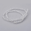 Imitation Austrian Crystal Bead Strands G-M181-4mm-01A-1