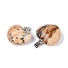 Natural Picture Jasper Pendants G-N362-05P-11-2