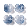 Baking Paint Glass Bead Caps GLAA-S202-04G-1