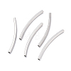 Tarnish Resistant 304 Stainless Steel Curved Tube Beads STAS-K207-64P-1