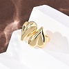 Brass Cuff Open Rings RJEW-Z129-02G-06-3