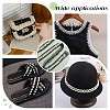 2Yards Netting Fabric Beaded Trim Ribbon OCOR-ME0001-64A-02-4