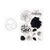 Clear Silicone Stamps and Carbon Steel Cutting Dies Set DIY-F105-10-1