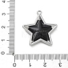Spray Painted Alloy Pendants AL-CBA5B8E-14P-01-3