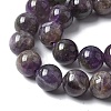 Natural Amethyst Beads Strands G-G779-8MM-05A-5