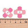 Medical Theme Alloy Enamel Pendants AL-CBA2919-03G-02B-3