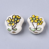 Handmade Porcelain Beads PORC-N004-24-2