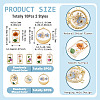 10Pcs 2 Styles Transparent Resin Pendants RESI-TA0005-61-3