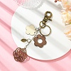 Wood & Alloy Pendant Decorations KEYC-YW00261-4