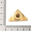 Golden Plated Triangle Shaped Wax Seal Brass Stamp Head STAM-K001-04G-07-4