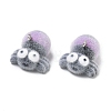 Flocking Opaque Resin Pendants RESI-F064-A11-1