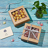 Square Foldable Creative Cardboard Box CON-WH0086-17B-02-5