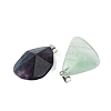 Natural Fluorite Pendants G-C140-06A-2