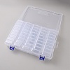 PP Plastic Organizer Storage Boxes CON-WH0100-33-1