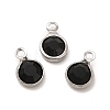 304 Stainless Steel with Glass Charms STAS-G305-11P-02-3