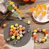 50Pcs 10 Style Thanksgiving Day Theme Acrylic Beads SACR-SC0001-21-4