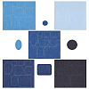 5 Sheets Denim Self-adhesive Patches PATC-TA0001-61-1