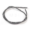 Non-Magnetic Synthetic Hematite Beads Strands HEMA-3D-2