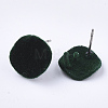 Flocky Iron Stud Earring Findings IFIN-S704-34B-2