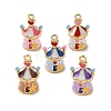 Alloy Enamel Pendants FIND-Z117-05G-2