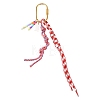 Natural Freshwater Shell with Polyester & Spandex Cord Pendant Decorations HJEW-YW00479-1